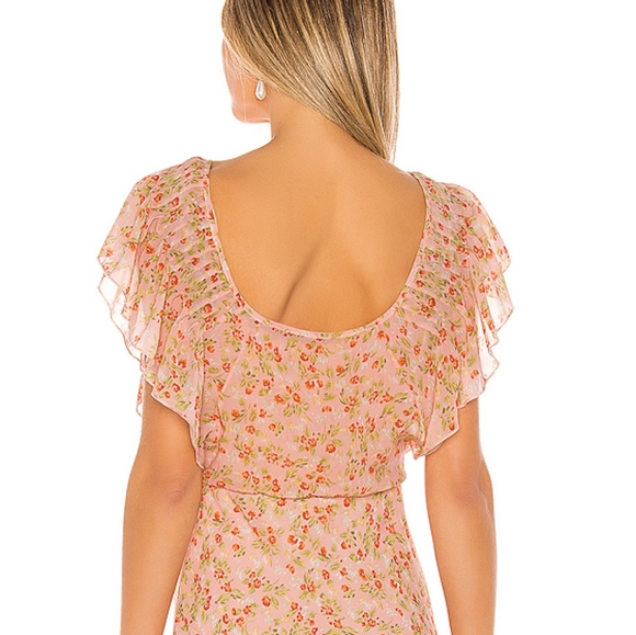 DIVINE HERITAGE Floral Maxi Dress CottageCore - Picture 4 of 15